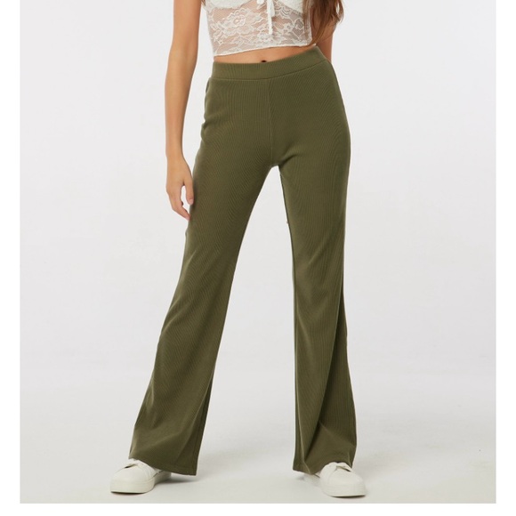Ardene High Rise Flare Pants - Picture 1 of 5